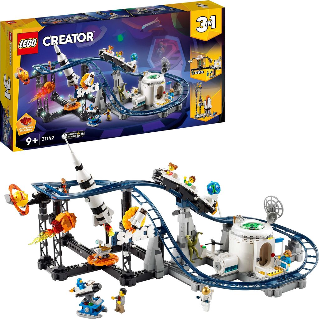 Lego Creator 3 In 1 31142 Weltraum-Achterbahn Immagine del prodotto 
