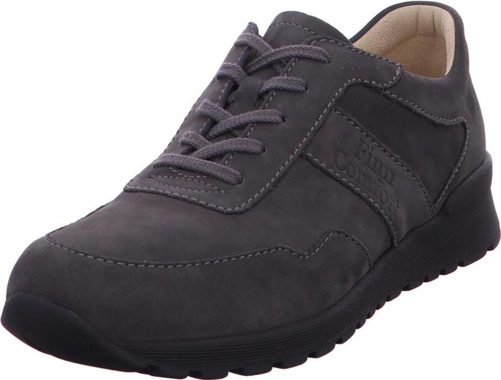 Finn Comfort Prezzo Halbschuh 1370-007171, Nubukleder, Grigio (Grau), CitySport - Herren 46