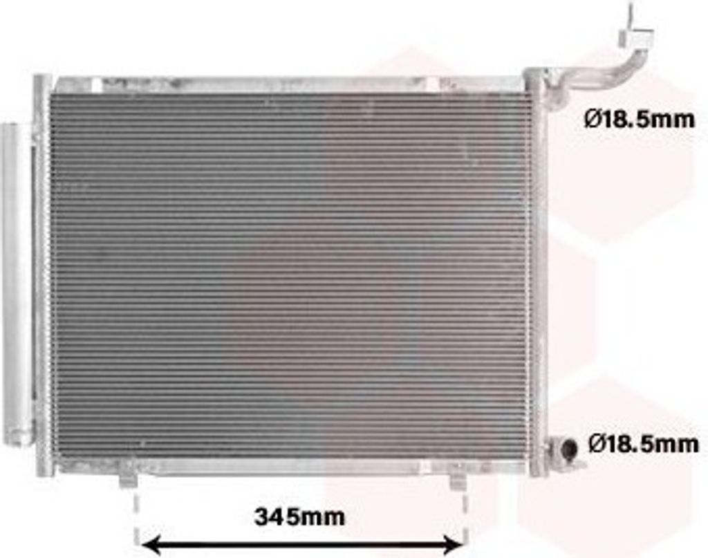 VAN WEZEL 18015724 - OE 2113908 Klimakondensator mit Trockner für Fiesta VII