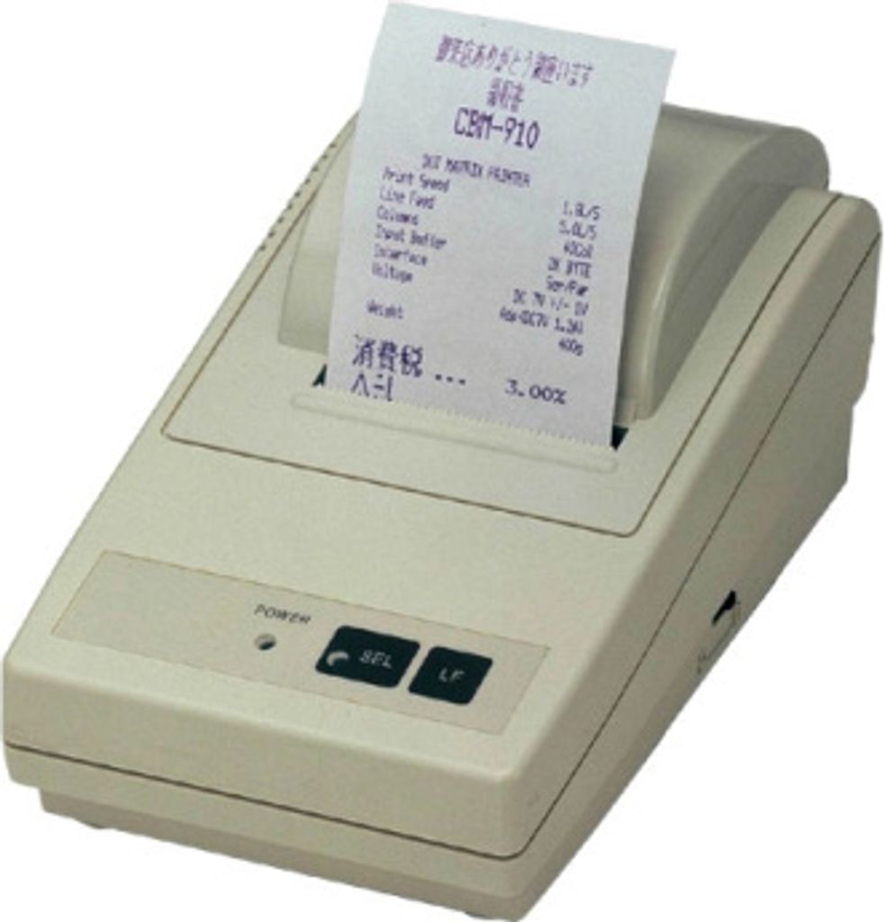 Citizen CBM-910II - Punktmatrix - POS-Drucker - 1,8 lps - 1,08 x 2,4 mm - Katakana,PC437,PC858,PC860,PC863,PC865,WPC1252 - 0.13 m