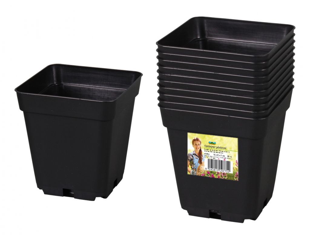 Nohel Garden Kontejner pěstební plastový 13x13x13cm 10ks Obrázek produktu 