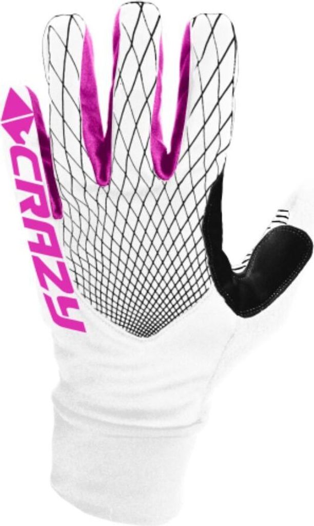 Handschuhe CRAZY Handschuhe Sci Alp Race Pop Weiss MIT
