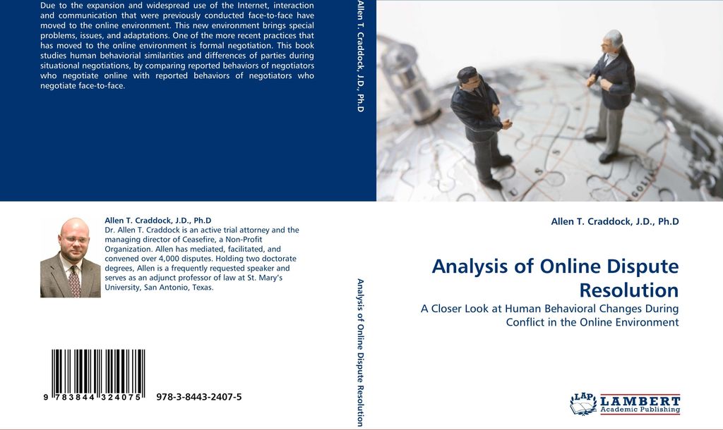 Analysis of Online Dispute Resolution