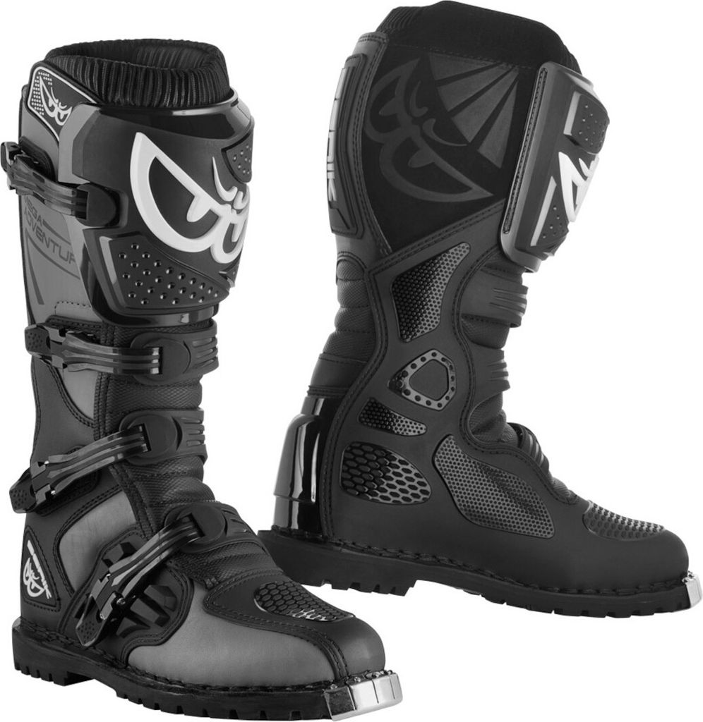 Berik Terrain Adventure Enduro / MX Stiefel, schwarz/grau, 46