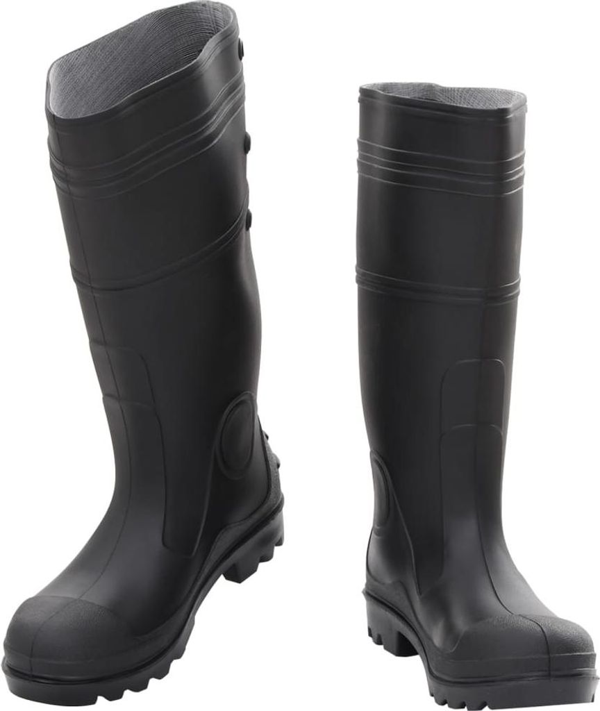vidaXL Gummistiefel Schwarz Größe 39 PVC Produktbild 