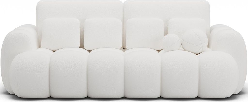 Krudox COT 3-Sitzer Ausziehbares Schlafsofa mit Bettkasten Produktbild 
