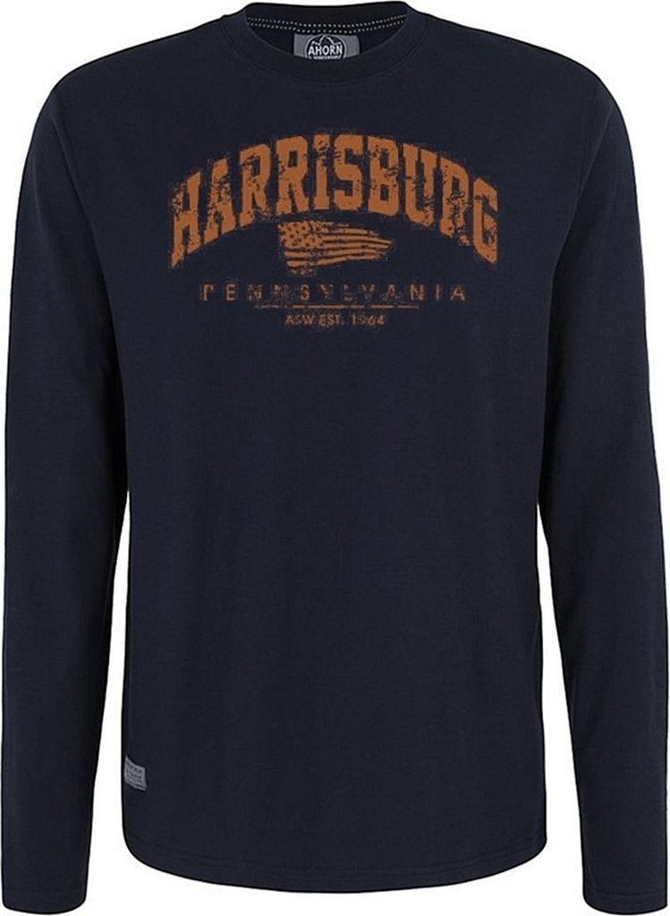 Übergrößen Longshirt Harrisburg Orange AHORN SPORTSWEAR Produktbild 