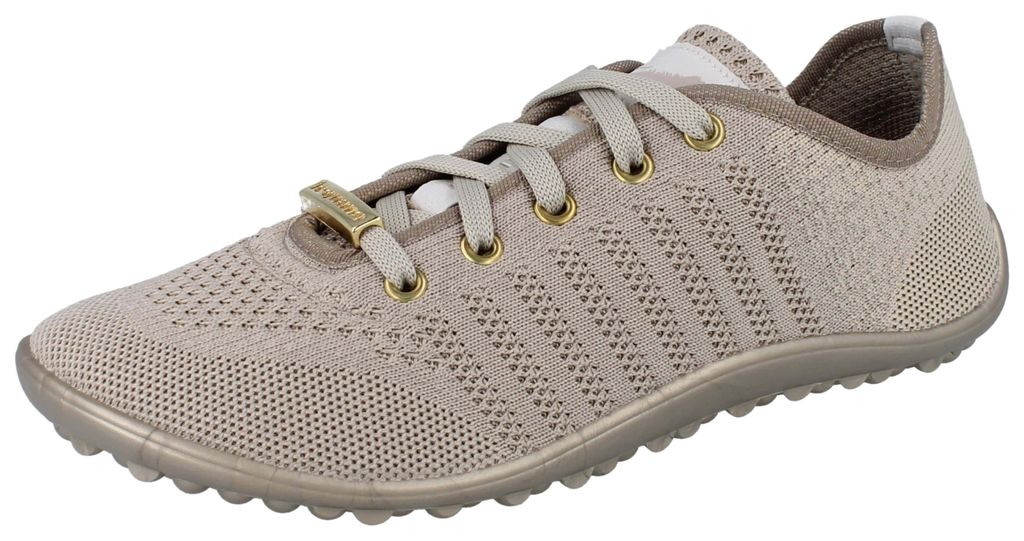 LEGUANO Go Barfußschuhe beige gold Textil - Größe: 41 Produktbild 