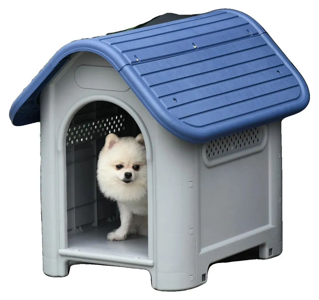Niche intérieure et extérieure pour petit chien - Abri plastique sain 66cm
