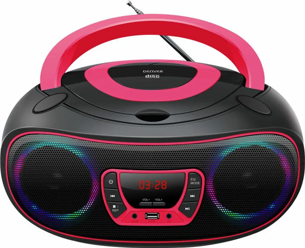 Radio Cassette Denver TCL-212 LED : Écoutez vos Anciennes Cassettes