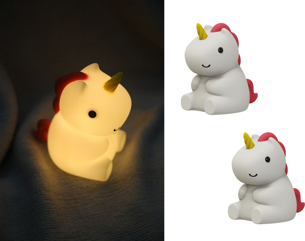 Dimmbares LED Stilllicht, Schlummerlichter Kinderzimmerlampen Nachtlicht Einhorn
