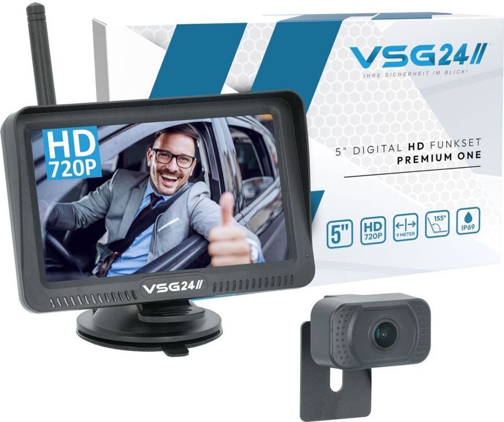 5" FUNK-HD-Set PREMIUM ONE für PKW RVS-24147 Produktbild 