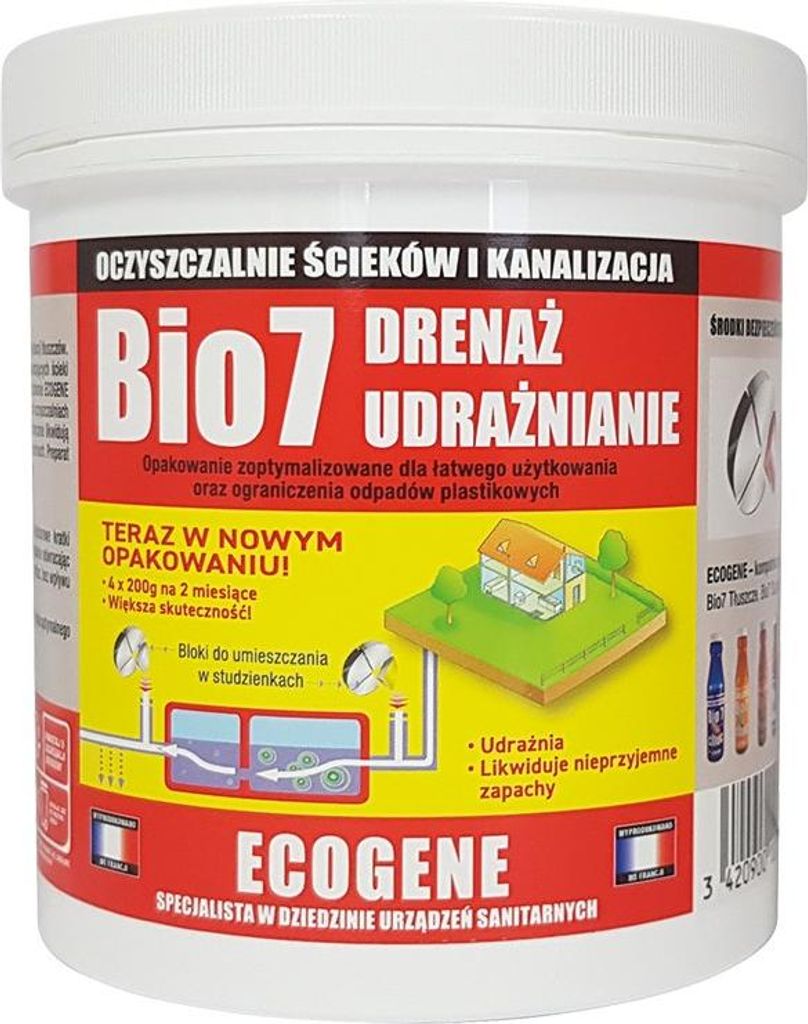 BIO7 DRAINAGE 800G Prípravok na odvodnenie, drenážne a Obrázok produktu 