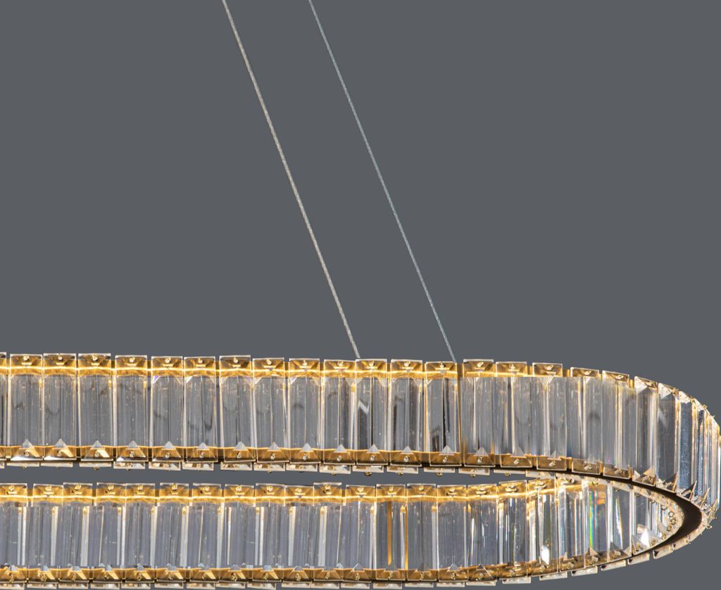 Nova Luce AURELIA LED závěsné světlo zlaté 48W neutrální Obrázek produktu 4