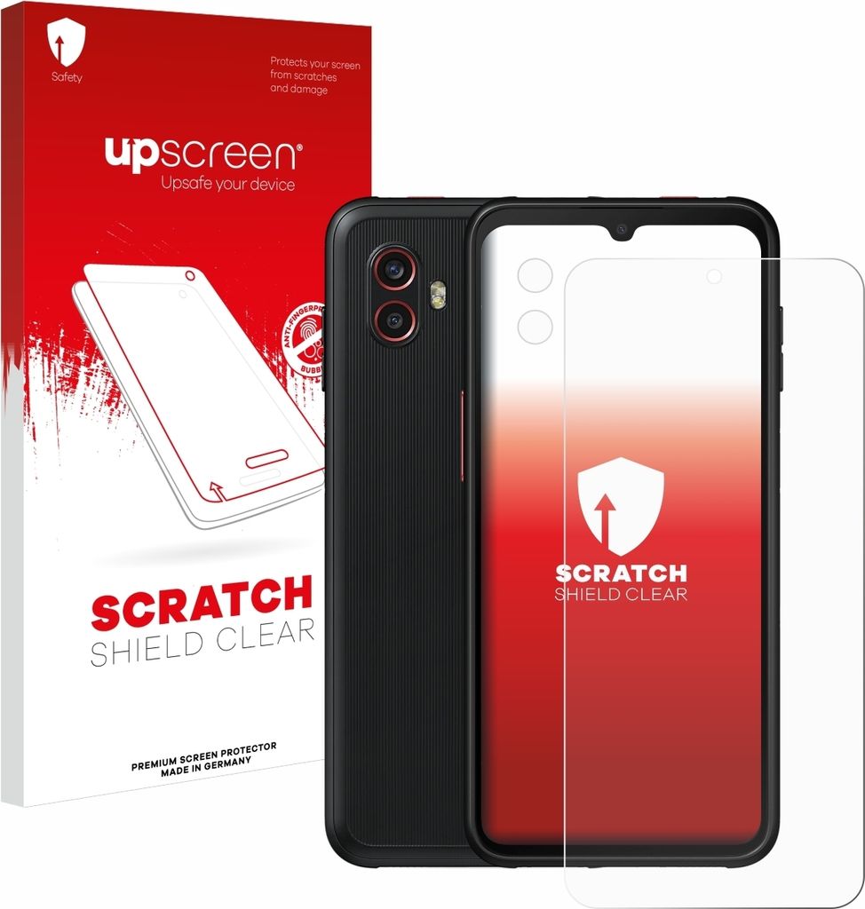 upscreen Schutzfolie für Samsung Galaxy Xcover 6 Pro (Display+Kamera) Displayschutz Displayschutzfolie Folie Klar Transparent