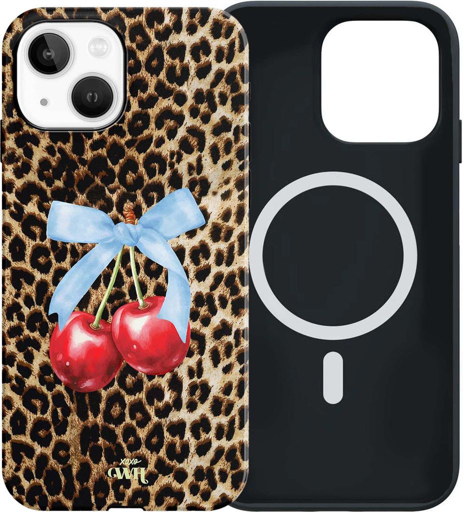xoxo WH Silikonhülle passend für iPhone 13 - Cherry Wild - MagSafe