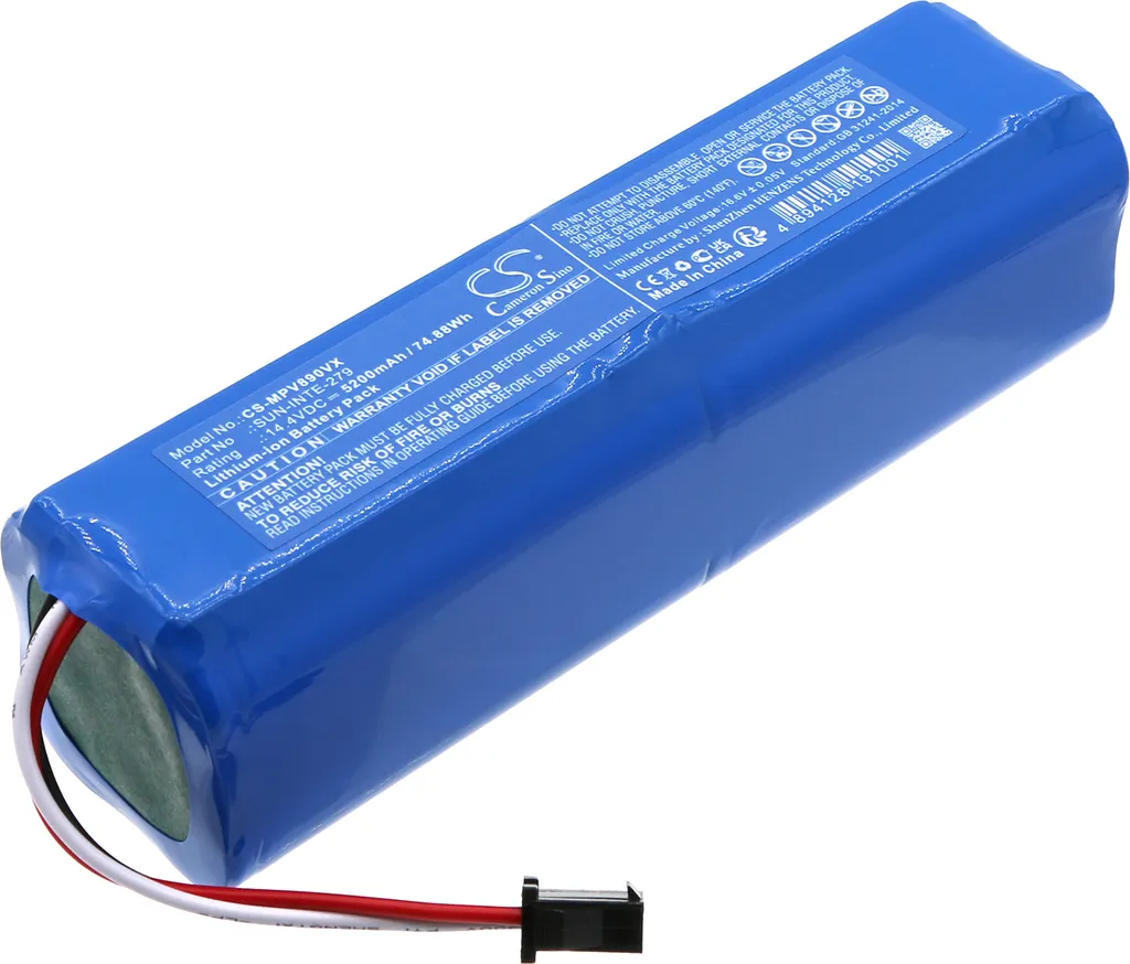 Batterie Li-ion pour Mamibot eXVAC 890 et Tesvor S6 Turbo SUN-INTE-279