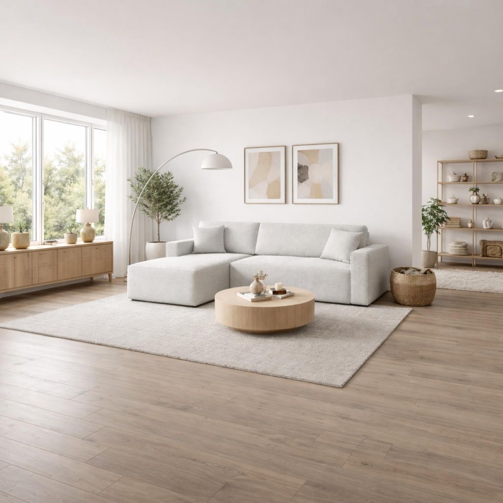 Ecksofa L ARTUR für 3 Personen mit Schlaffunktion ELLE 01 | Produktbild 