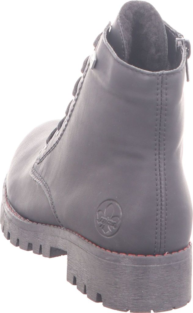 Rieker Schnürstiefel - Tiefschwarz Kunstleder Größe: 39 Produktbild 46