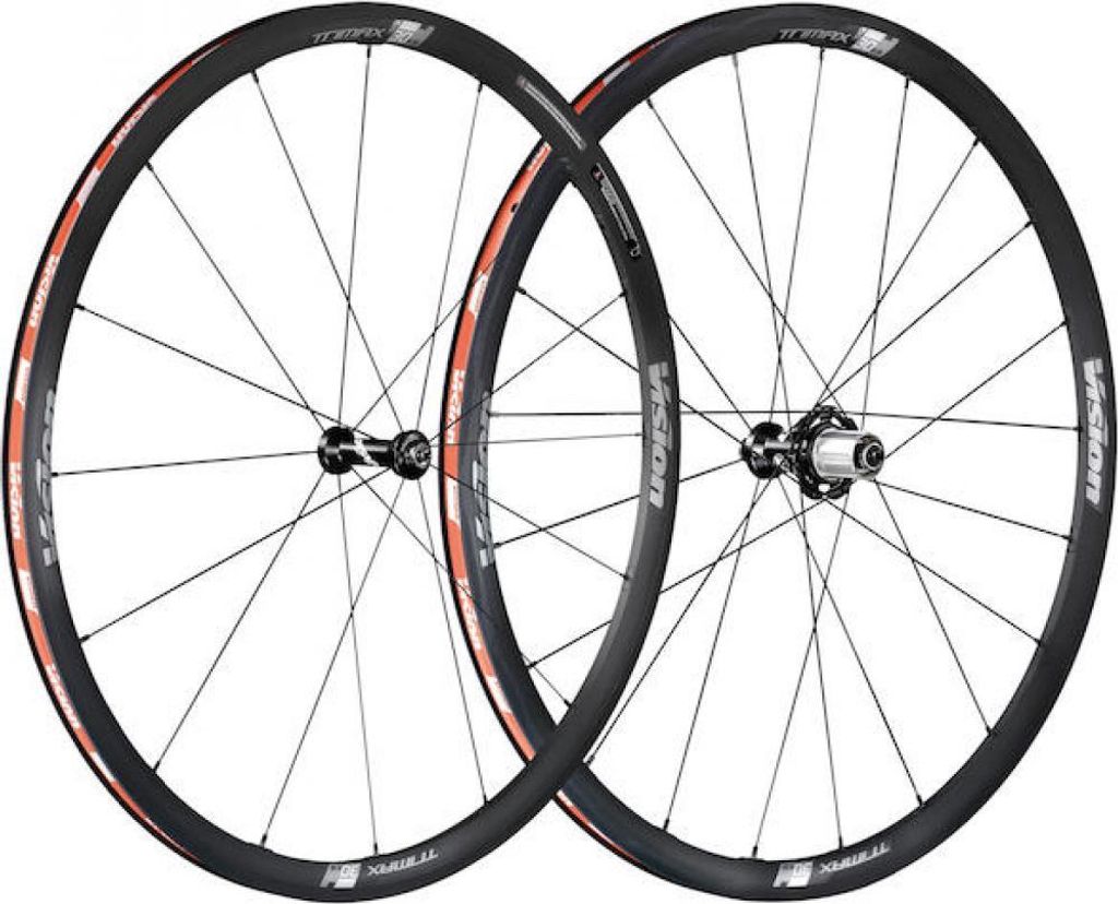 Vision Laufradsatz Trimax 30 KB Clincher 622x19 mm Schwarz - leichter Allroun...