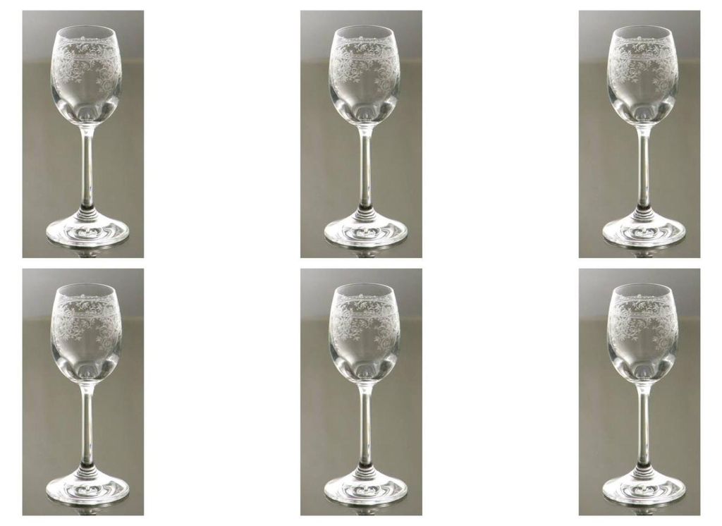 6er Set Cordial Likörgläser LUCCA mit Pantographie-Dekor Produktbild 