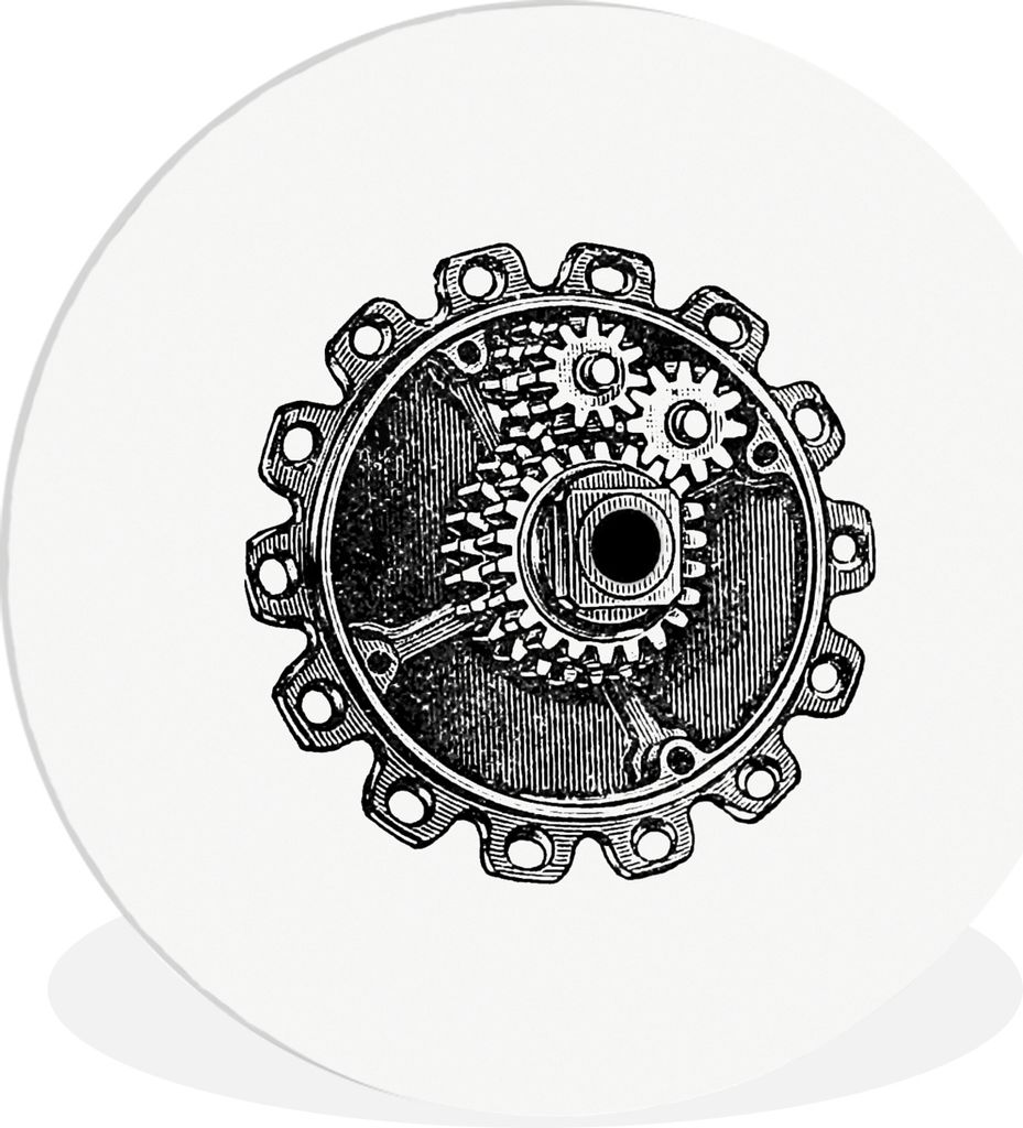 MuchoWow - Wand-Kreis - Wohnzimmer - Bild - Runde - Wanddeko - Dibond - Kunstdrucke