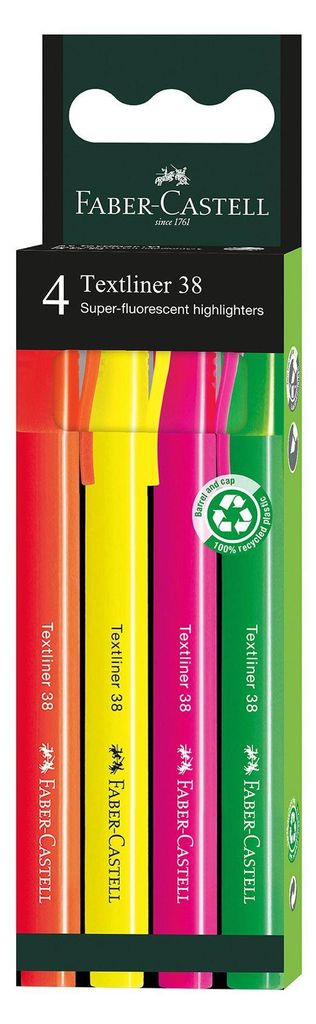 4er Textmarker TEXTLINER 38 Produktbild 