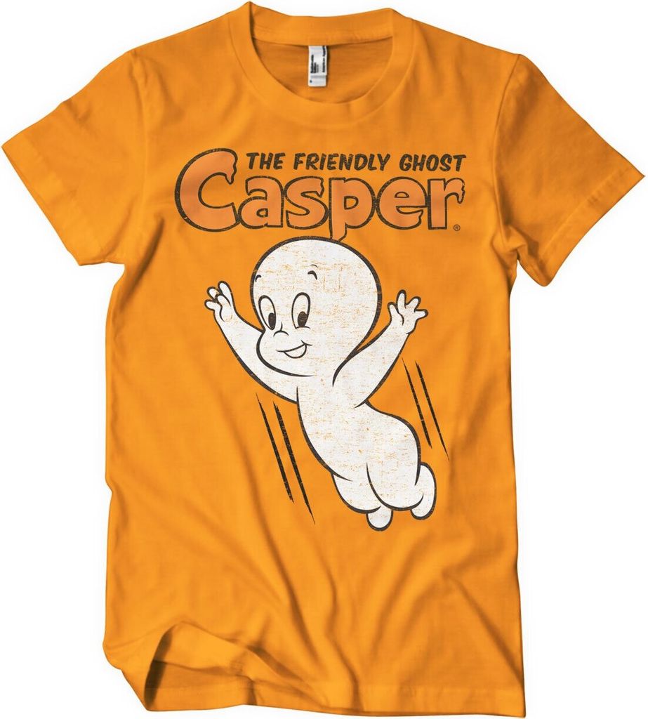 Casper - The Friendly Ghost T-Shirt - X-Large - Orange