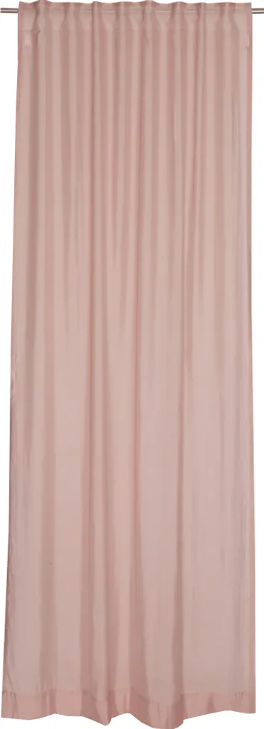 Rideau Rose Solid 130x250cm Finition Bande Cachée par Schöner Wohnen