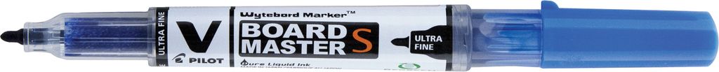 PILOT Whiteboard-Marker V BOARD MASTER S Rundspitze 1,3 mm blau