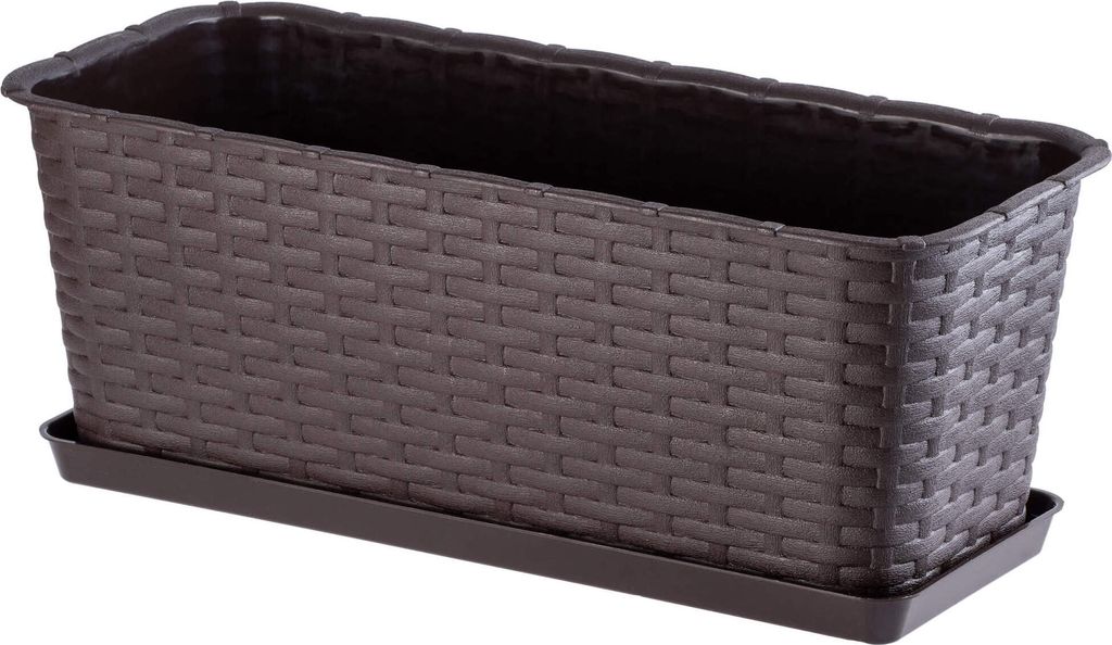 KADAX Balkontopf mit Untersatz "Frette", Balkonkasten mit Produktbild 