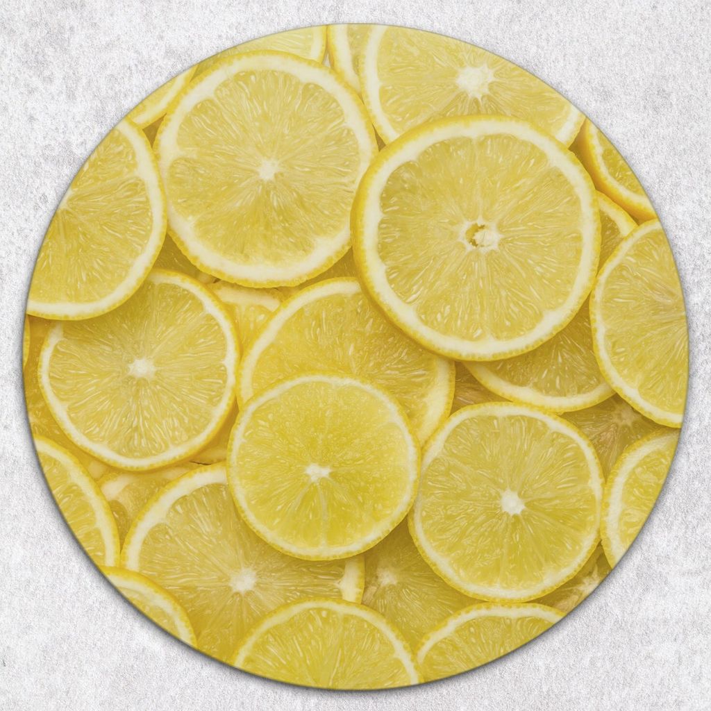Glas-Herdabdeckplatten Glaskeramikkochfeld-Abdeckung Spritzschutz Glas Runden Schneidebrett fi40 cm - Bunte Früchte