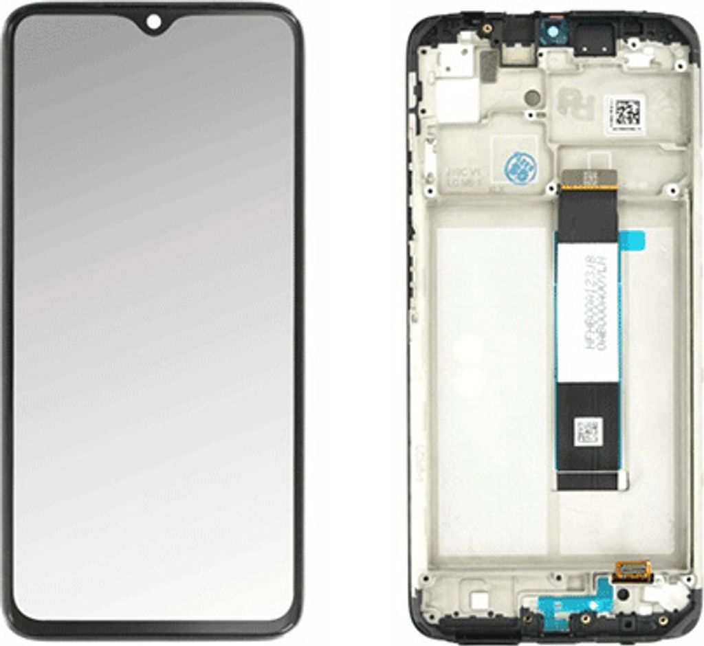 Xiaomi Poco M3 / Redmi 9T LCD Display-Einheit inkl. Rahmen, schwarz (560001J19S00)
