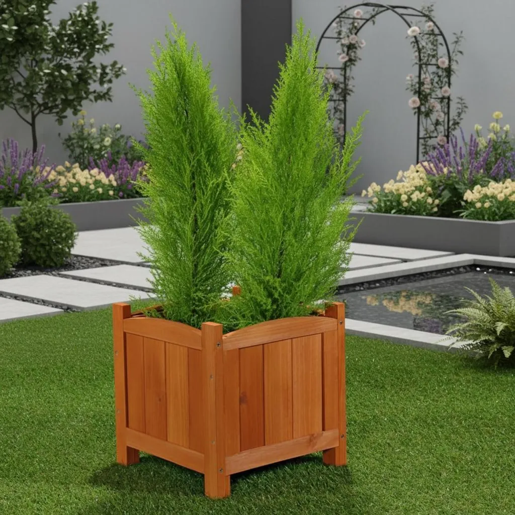 Pot de fleurs en bois imputrescible : la solution contre les bacs usés
