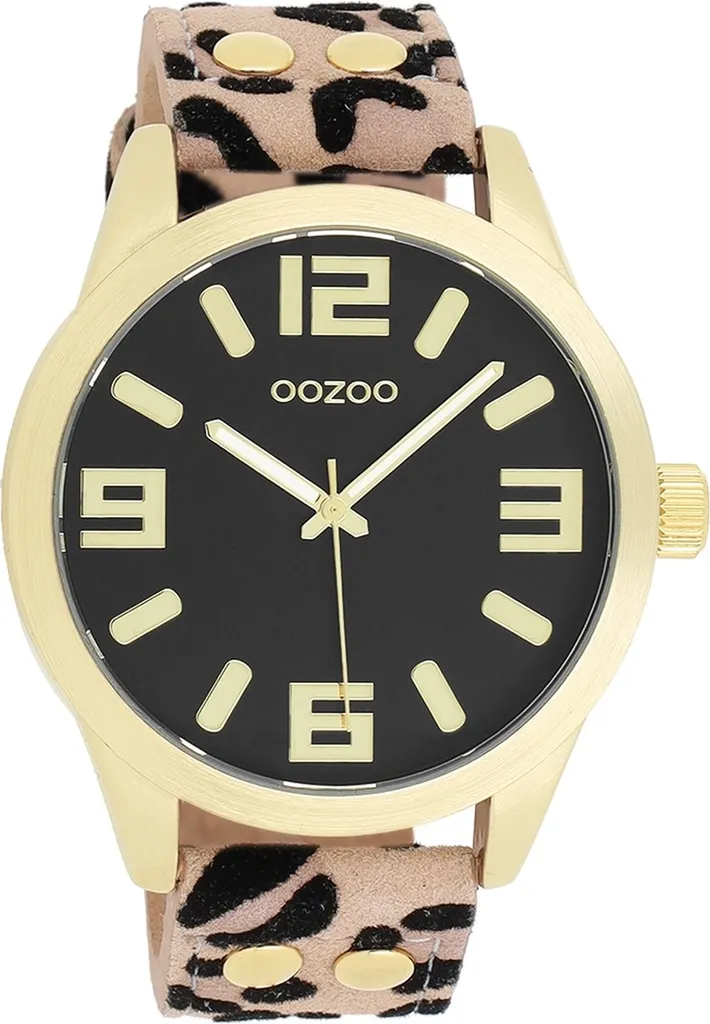 Orologio Oozoo Donna UOC1098A Beige e Nero | Accessorio Fashion Business