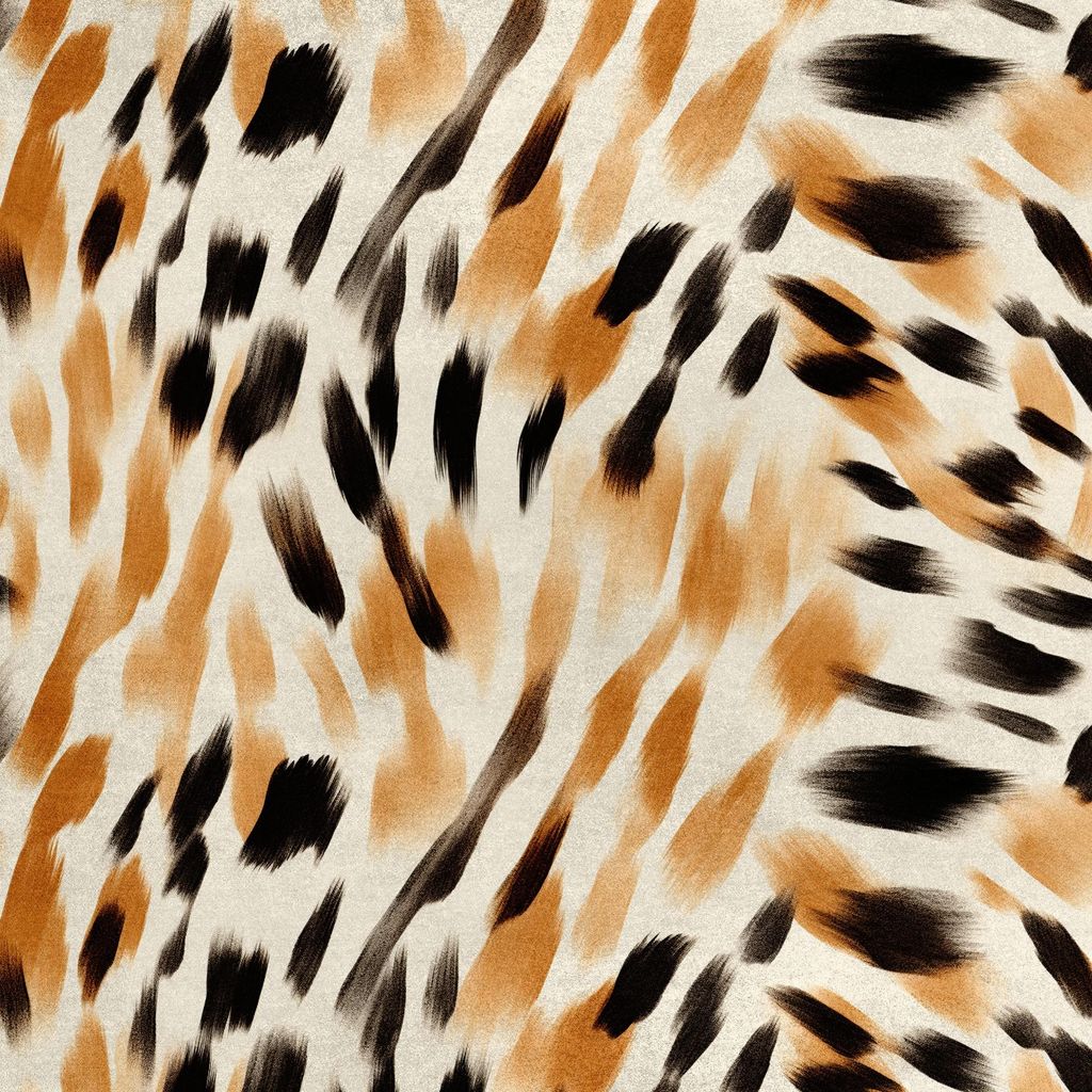 Royal Samt Stoff Polyester Zum Nähen - Motiv Tierdruck - RDX2478