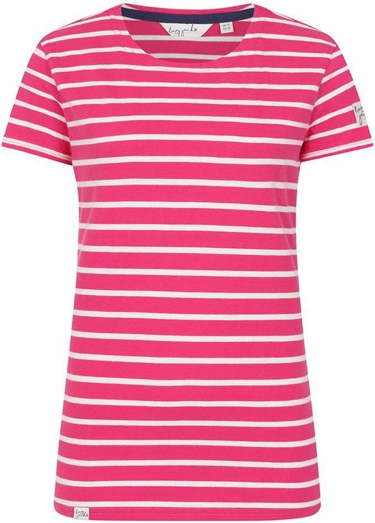 Lazy Jacks - Oberteil für Damen, Bretonisch LJ262 (XL) (Sorbet Schwarz)