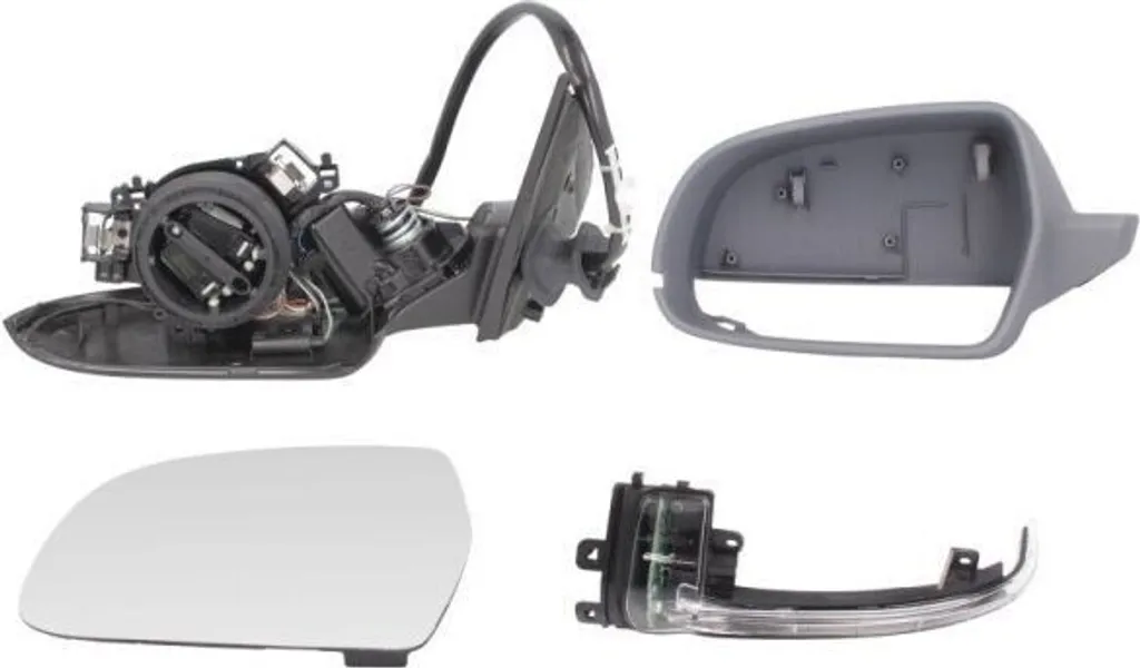 Rétroviseur électrique gauche pour Audi A4 miroir dégivrant BLIC 8K1857409AJ
