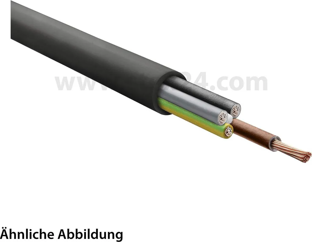 Câble H05BQ-F 4G0,75mm² HELU KABEL Haute Résistance Mécanique 100m