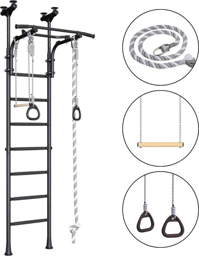 Sprossenwand aus Metall Komet 5 | Kinderzimmer | Kletterwand Kinder | Spielplatz