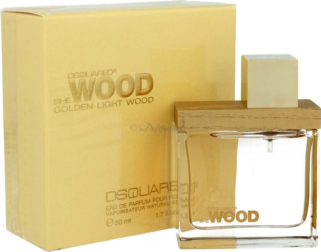 Dsquared² Golden Light She Wood Eau de Parfum 50 ml Immagine del prodotto 