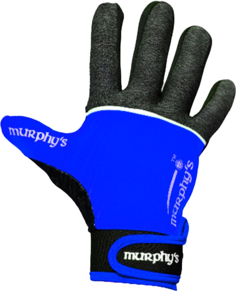 Murphys - Gaelic Football Handschuhe "V2" - Latex RD3420 (M) (Grau/Blau/Weiß)