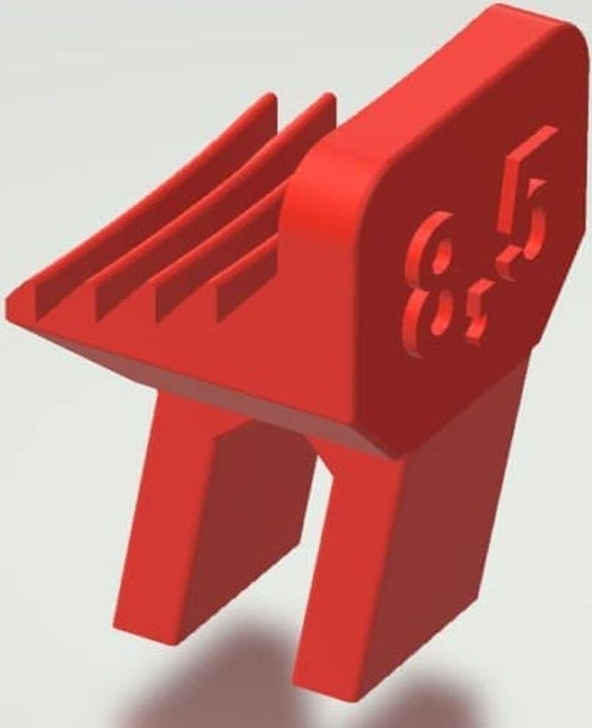 Dutch Oven Abstandhalter Zubehör Belüftung für Lagerung 3er Set u.a. Petromax (8,5mm, Rot)