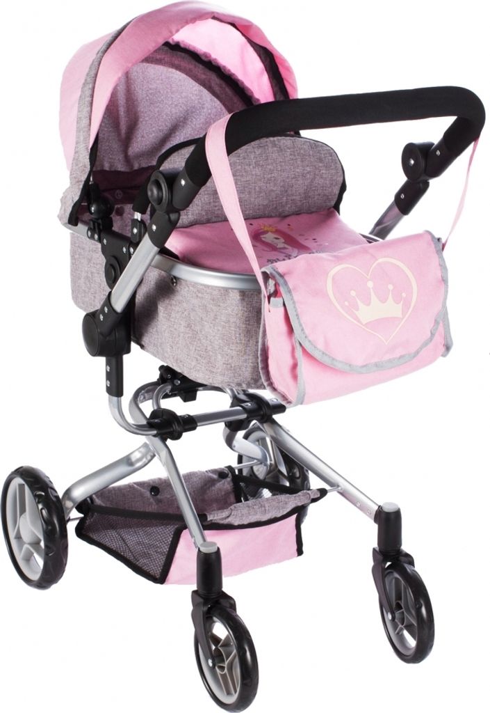 Malplay Puppenwagen Little Princess | Kinderwagen Puppen