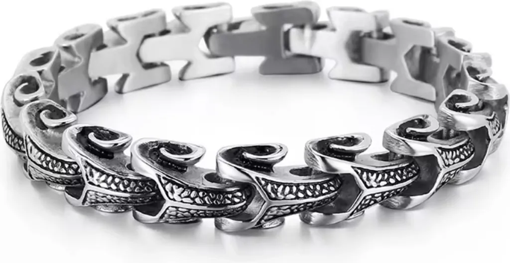 Bracelet Kalen Argent KP32665 à Maillons Uniques et Design Original