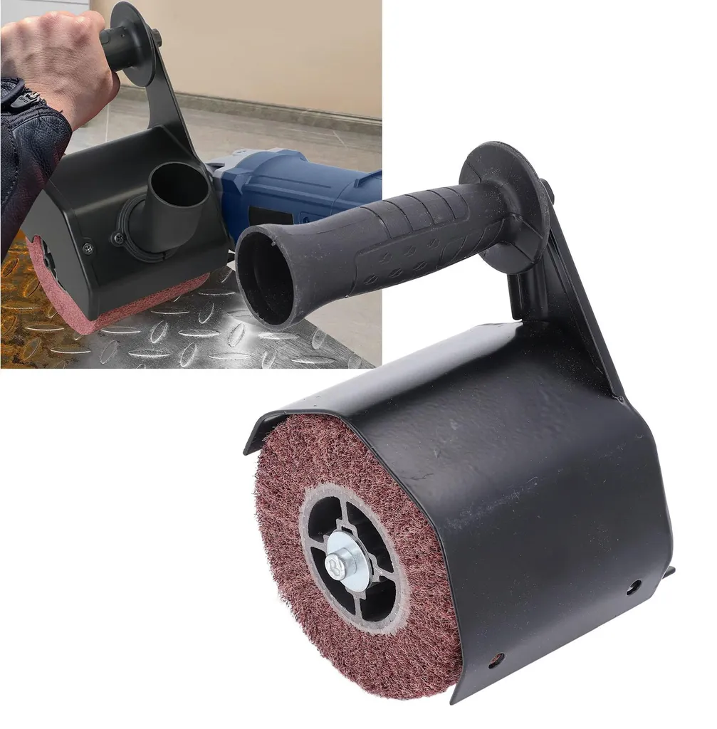Polissage difficile ? Optez pour l'appareil manuel à 2 roues de brosses - 5