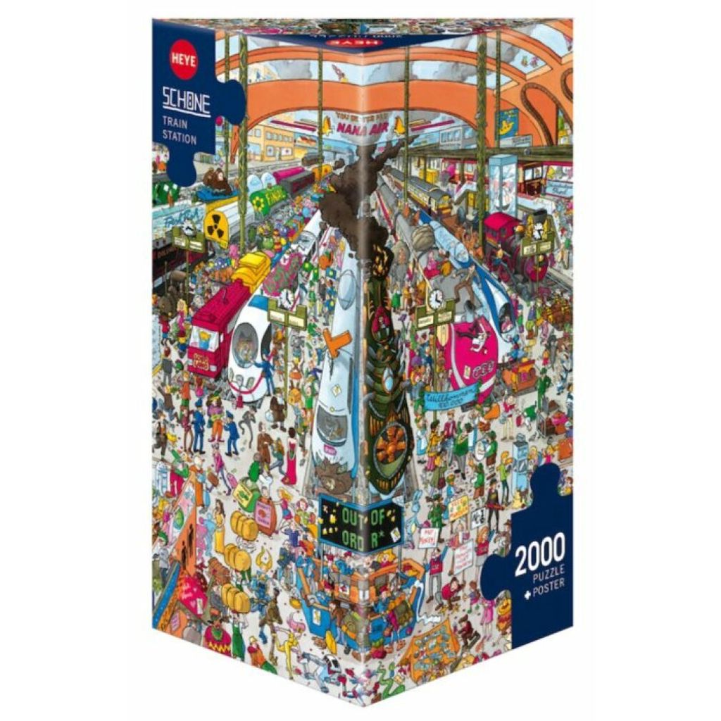 Vlaková stanica (puzzle) Obrázok produktu 