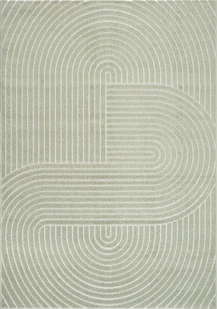 Outdoor Indoor Teppich Terasse Wohnzimmer Modern Boho Design Wetterfest