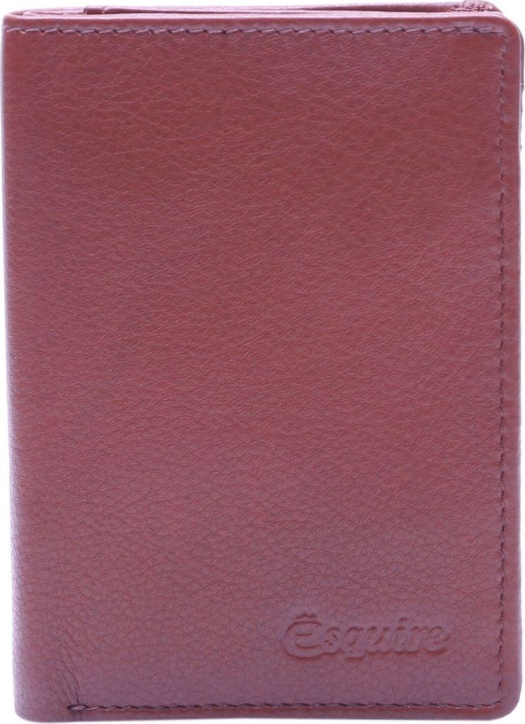 Esquire Leder Kartenetui Oslo Nappa CC Wallet Red dunkelrot