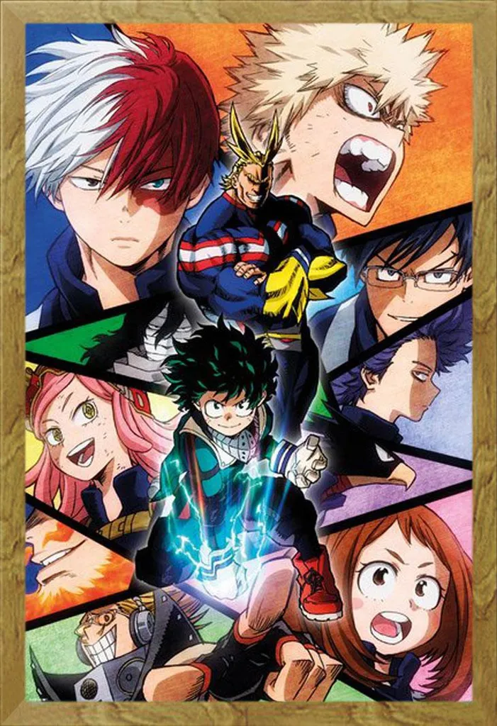 Regalo My Hero Academia Poster Incorniciato Shinsuke Rovere 61x91,5